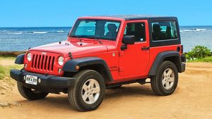 Jeep car rental on Kauai